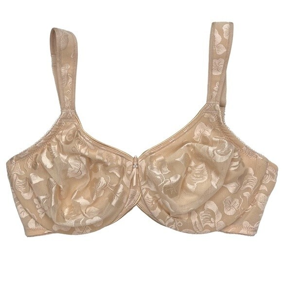 Wacoal Full Coverage Underwire Bra sz 34D * Jacquard Seamless Awareness Soft Cup - Picture 1 of 7